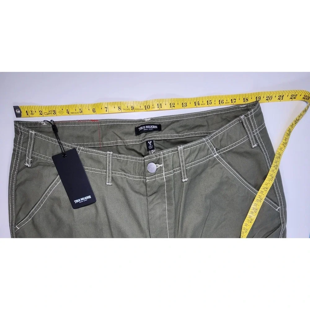 True Religion Men's Cargo Pants Workwear Utility‎ Streetwear Size 38 NWT